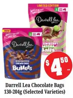 Farmer Jack's Darrell Lea Chocolate Bags offer