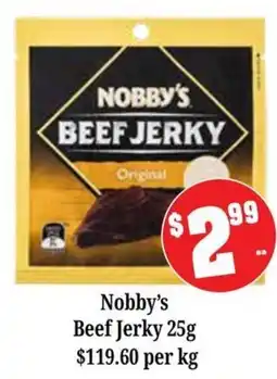Farmer Jack's Nobby's Beef Jerky offer