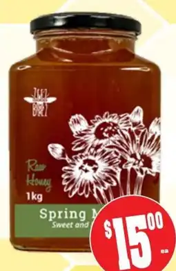 Farmer Jack's The Buzz Raw Honey Spring offer