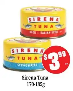 Farmer Jack's Sirena Tuna offer