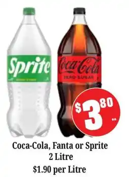 Farmer Jack's Coca-Cola, Fanta or Sprite offer