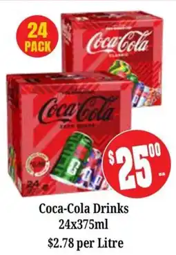 Farmer Jack's Coca-Cola Drinks offer