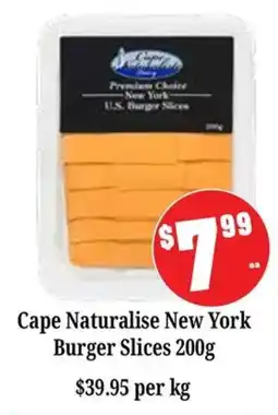 Farmer Jack's Cape Naturalise New York Burger Slices offer