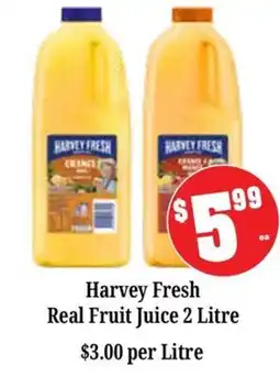 Farmer Jack's Harvey Fresh Real Fruit Juice offer