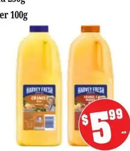 Farmer Jack's Harvey Fresh Orange Juice offer