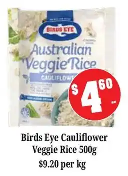 Farmer Jack's Birds Eye Cauliflower Veggie Rice offer