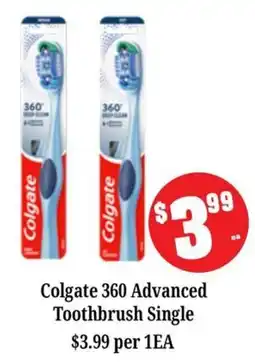 Farmer Jack's Colgate 360 Advanced Toothbrush Single offer