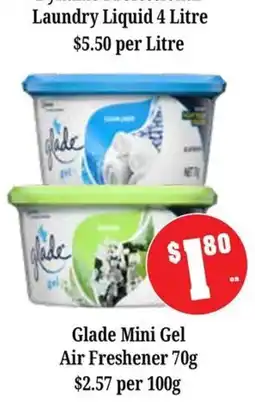 Farmer Jack's Glade Mini Gel Air Freshener offer