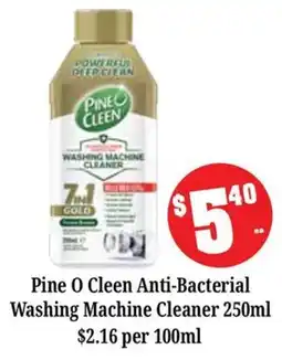 Farmer Jack's Pine O Cleen Anti-Bacterial Washing Machine Cleaner offer