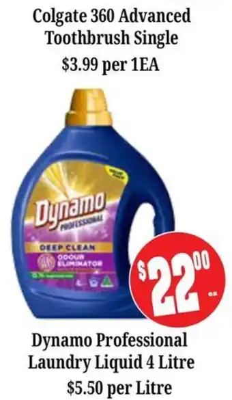 Farmer Jack's Dynamo Professional Laundry Liquid offer
