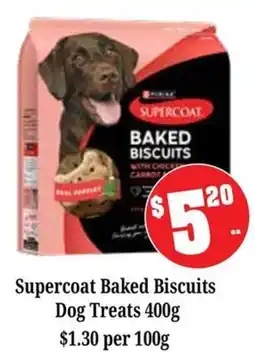 Farmer Jack's Supercoat Baked Biscuits Dog Treats offer
