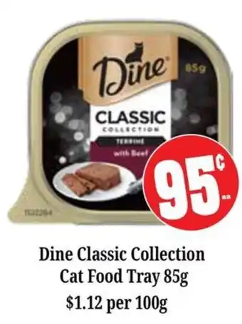 Farmer Jack's Dine Classic Collection Cat Food Tray offer