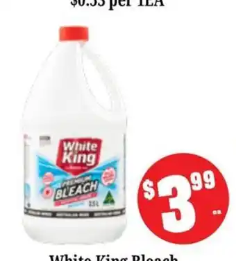Farmer Jack's White King Bleach offer
