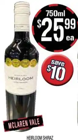 Farmer Jack's Heirloom Shiraz offer
