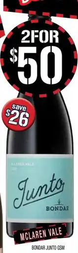 Farmer Jack's McLaren Vale Bondar Junto GSM offer
