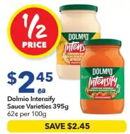 Ritchies Dolmio Intensify Sauce Varieties offer