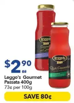 Ritchies Leggo's Gourmet Passata offer