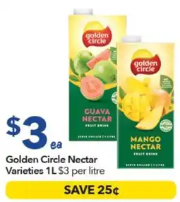 Ritchies Golden Circle Nectar Varieties offer