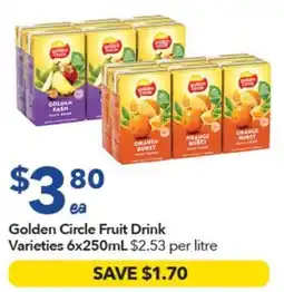 Ritchies Golden Circle Fruit Drink Varieties offer