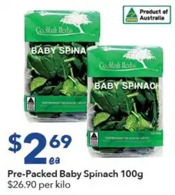 Ritchies Coolbah Herbs Baby Spinach offer