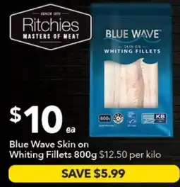 Ritchies Blue Wave Skin on Whiting Fillets offer