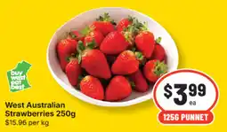 IGA West Australian Strawberries offer