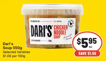 IGA Dari's Soup offer