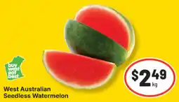 IGA West Australian Seedless Watermelon offer