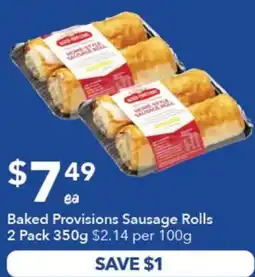 Ritchies Baked Provisions Sausage Rolls offer