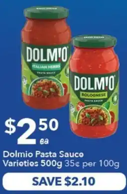 Ritchies Dolmio Pasta Sauce Varieties offer