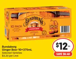 IGA Bundaberg Ginger Beer offer
