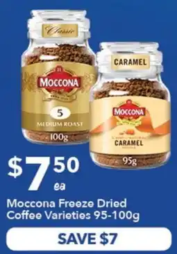 Ritchies Moccona Freeze Dried Coffee Varieties offer