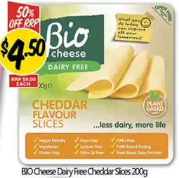 NQR Bio Cheese Dairy Free Cheddar Slices offer