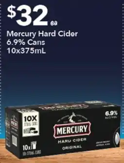 Ritchies Mercury Hard Cider offer