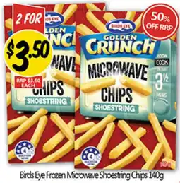 NQR Birds Eye Frozen Microwave Shoestring Chips offer