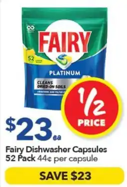 Ritchies Fairy Dishwasher Capsules offer
