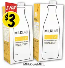 NQR Milk Lab Soy Milk offer