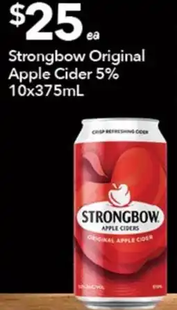 Ritchies Strongbow Original Apple Cider offer
