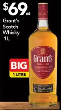 Ritchies Grant's Scotch Whisky offer