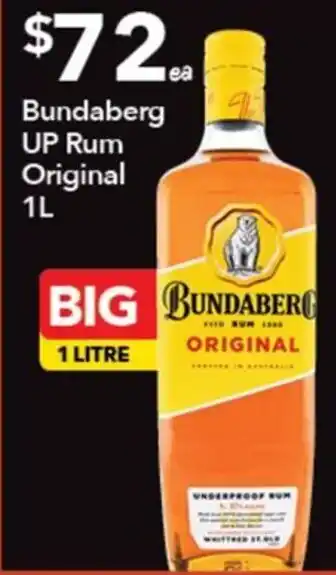 Ritchies Bundaberg UP Rum Original offer