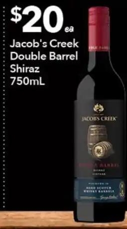Ritchies Jacob's Creek Double Barrel Shiraz offer