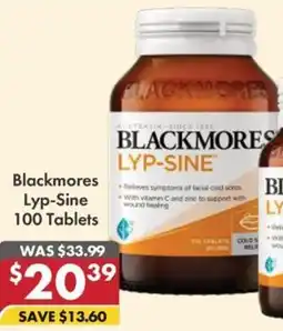 Pharmacy4Less Blackmores Lyp-Sine offer