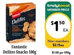 Farmer Jack's Fantastic Delites Snacks offer