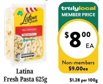 Farmer Jack's Latina Fresh Pasta offer