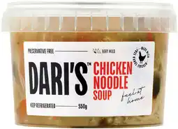 IGA Dari's Soup Selected Varieties offer
