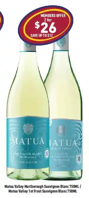Matua Valley Sauvignon Blanc