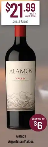 Chambers Cellars Alamos Argentinian Malbec offer