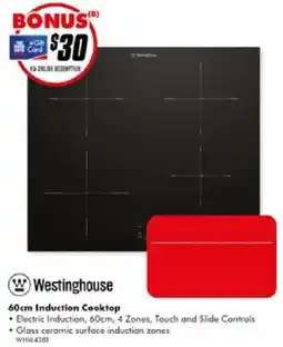 The Good Guys Westinghouse 60cm Induction Cooktop offer