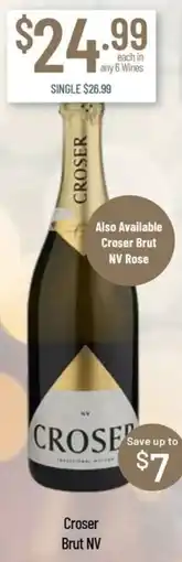Chambers Cellars Croser Brut NV offer