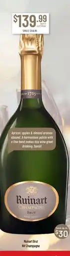 Chambers Cellars Ruinart Brut NV Champagne offer